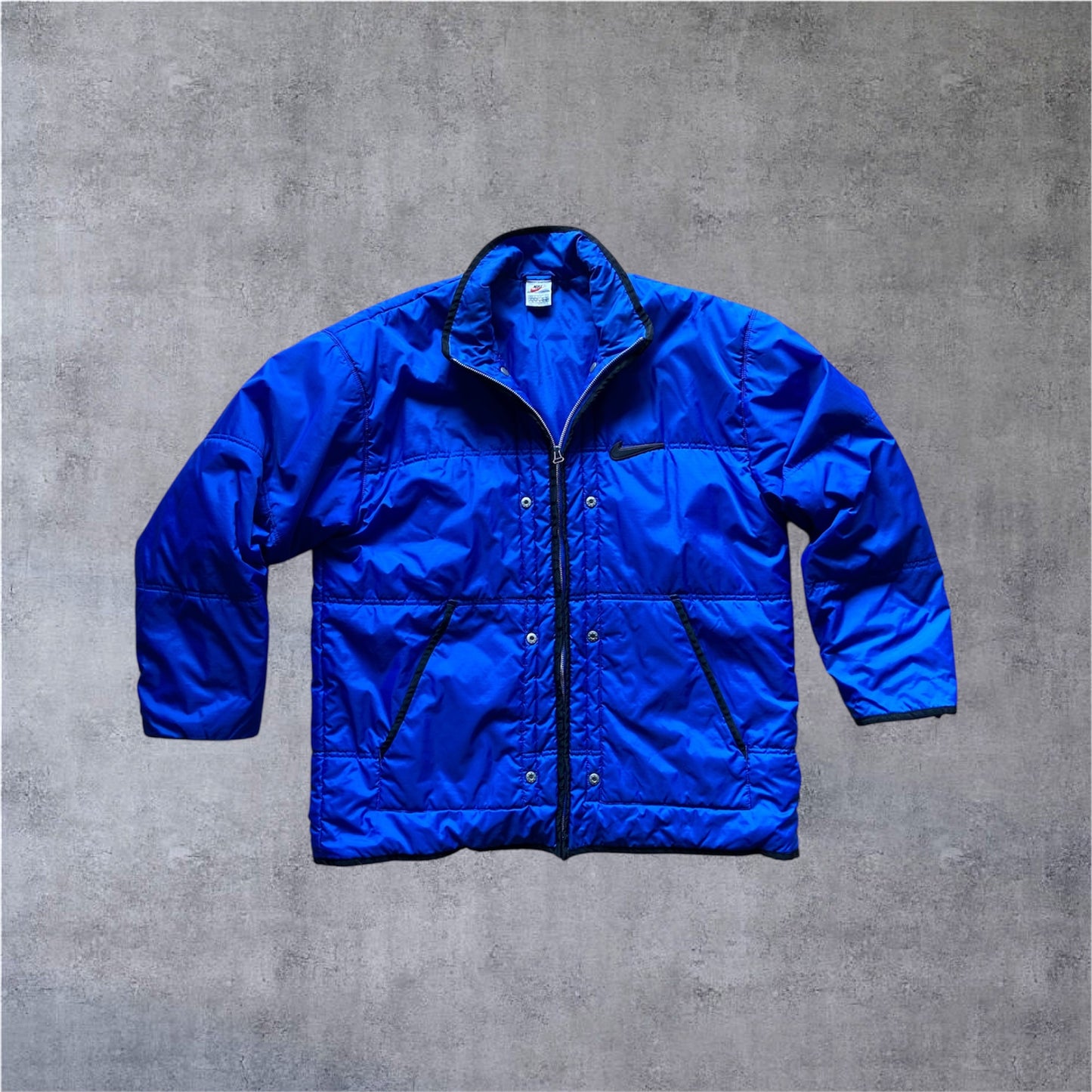 VINTAGE Nike 90s 2-IN-1 SYSTEM JACKET - Black/Blue – Gr. XL