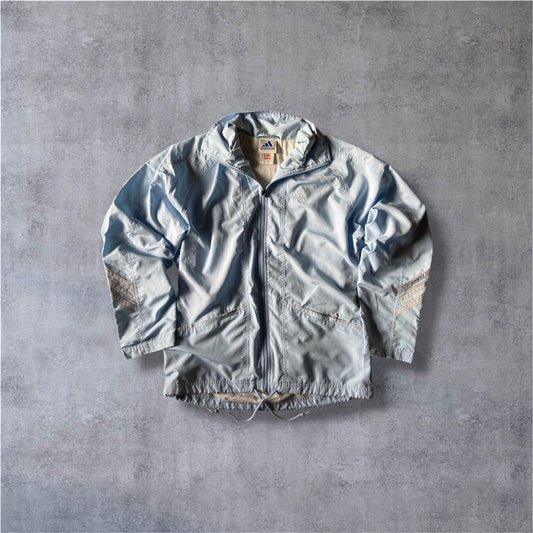 VINTAGE 90s Adidas Vintage Trackjacket – Baby Blue / Hellblau – Gr. M
