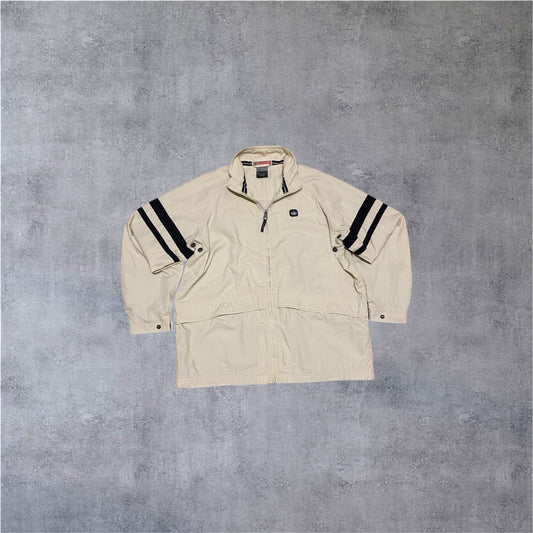 VINTAGE Nike 2000s Windbreaker - Creme - Gr. S
