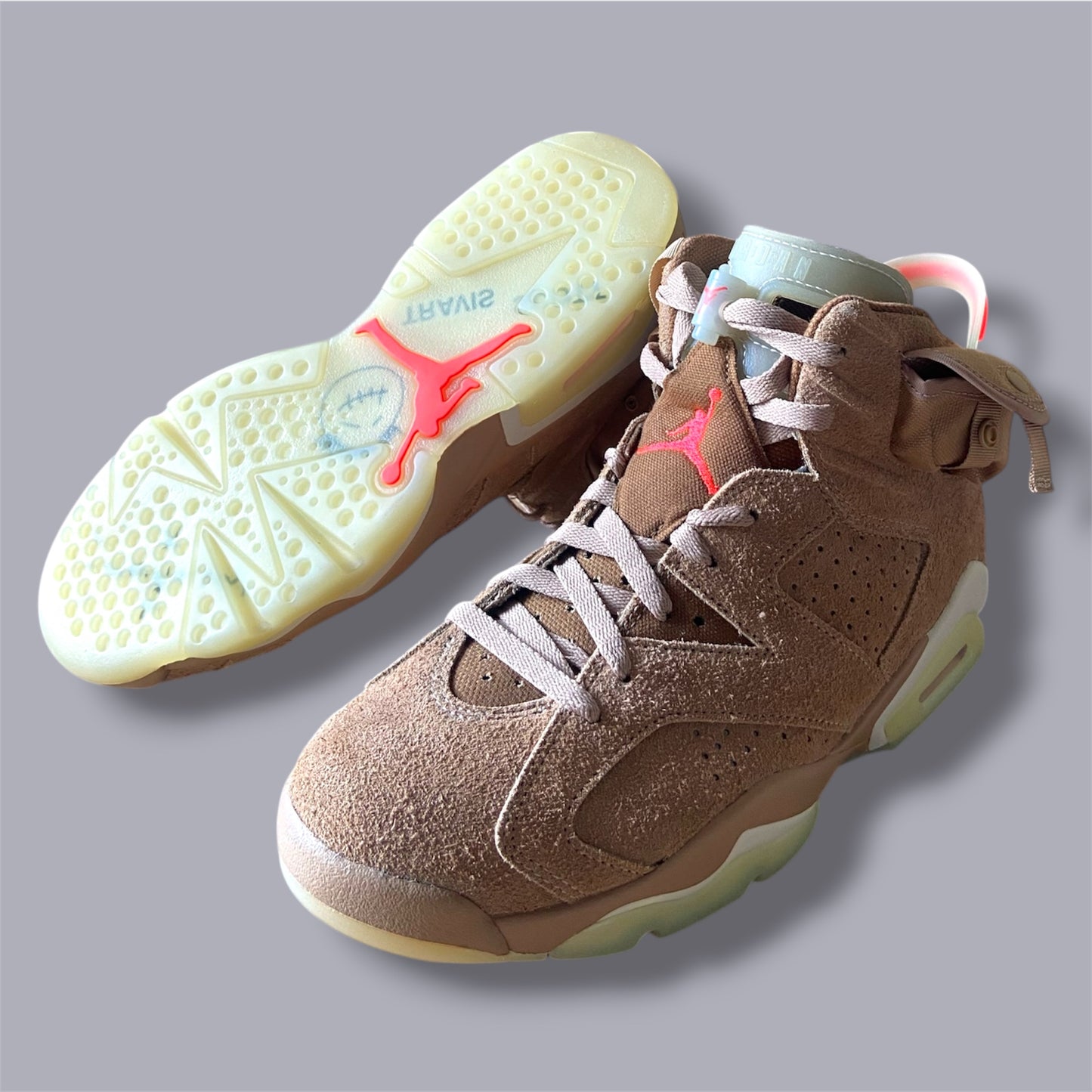 Nike Air Jordan 6 Retro x Travis Scott „British Khaki“ – EU 42 / US 8.5