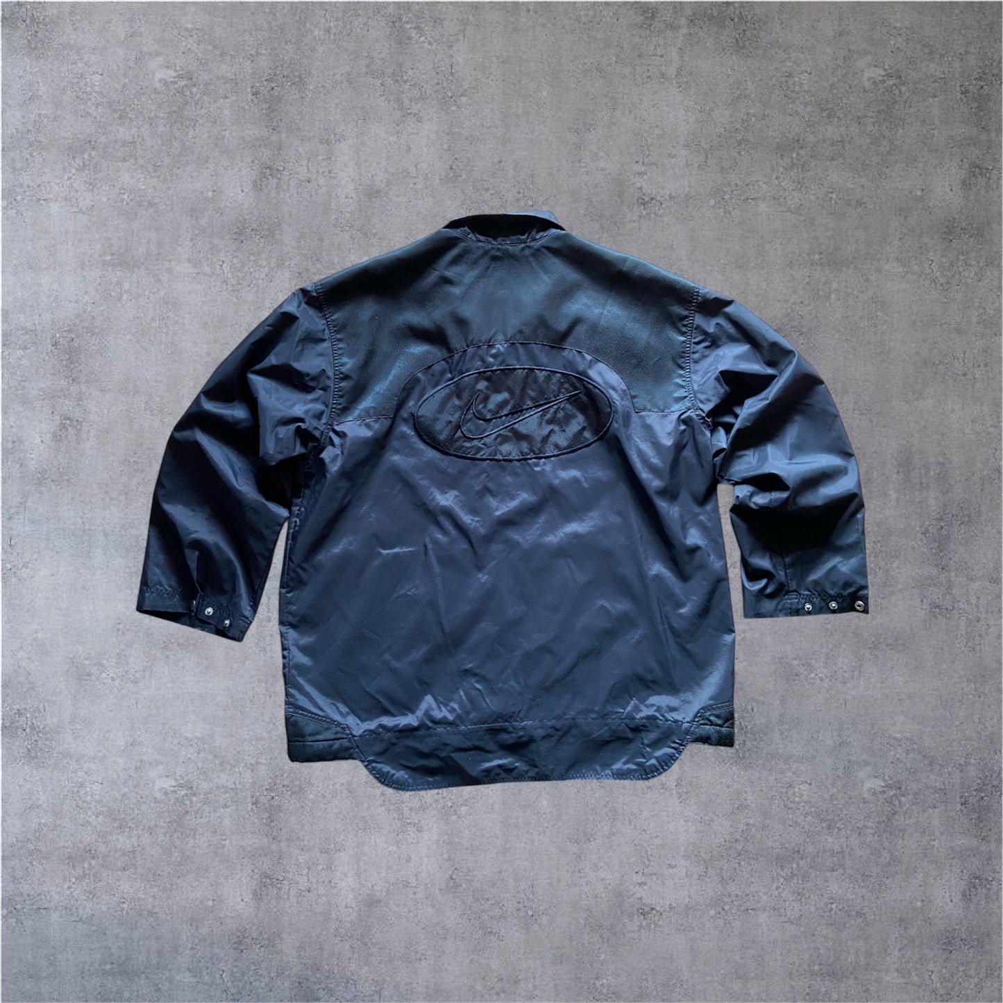 VINTAGE Nike 90s 2-IN-1 SYSTEM JACKET - Black/Blue – Gr. XL