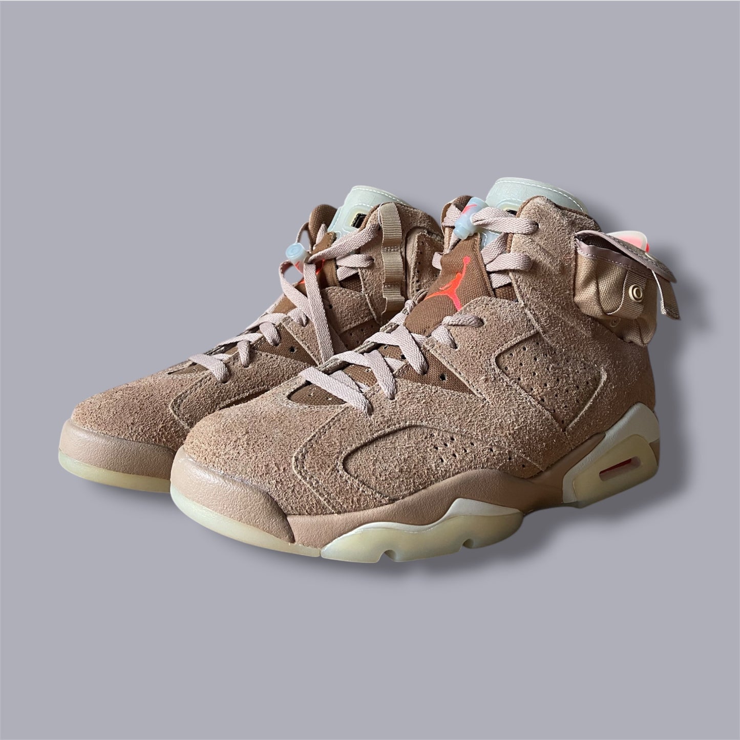 Nike Air Jordan 6 Retro x Travis Scott „British Khaki“ – EU 42 / US 8.5