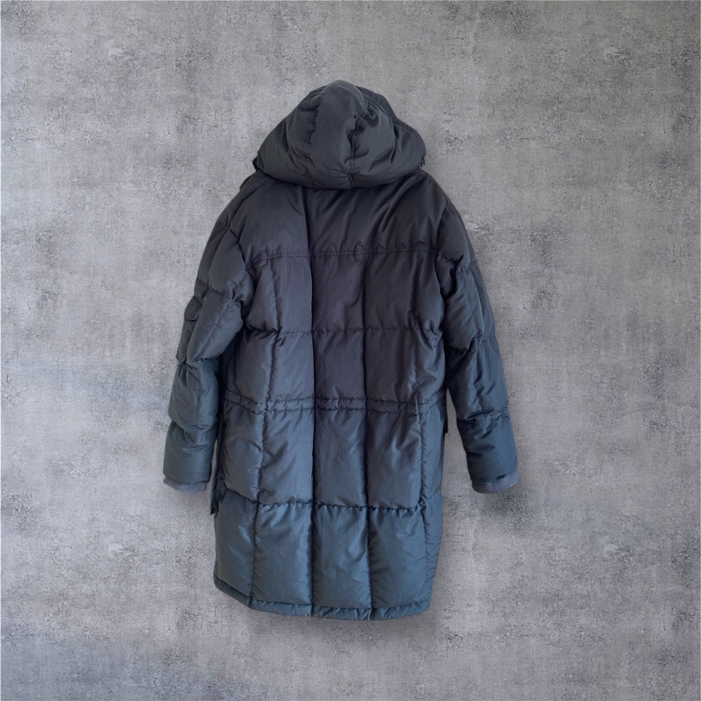 VINTAGE Nike 2000s Silver Tag Parka – Y2K Tech Jacket – Black – Gr. XL
