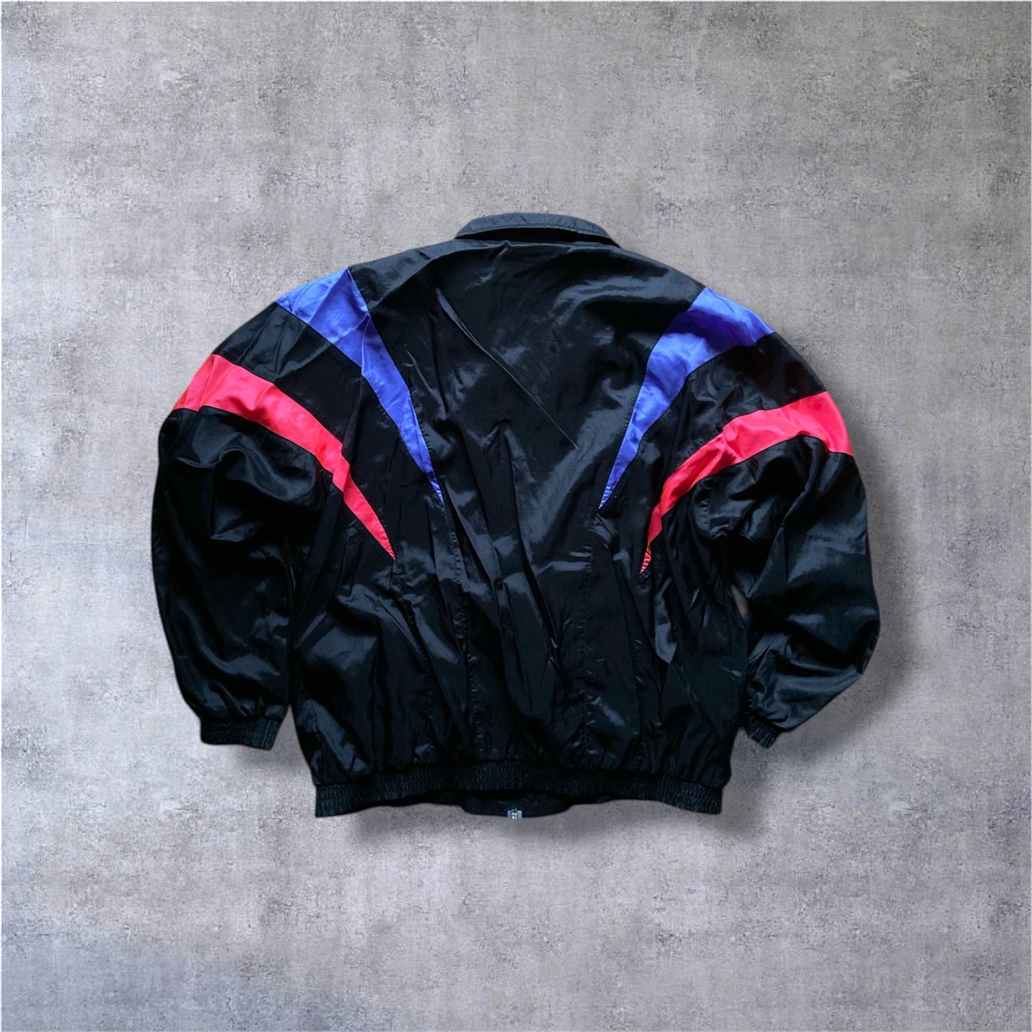 VINTAGE Nike 90s Tracksuit – Grey Tag – Black/Purple/Red – Gr. L