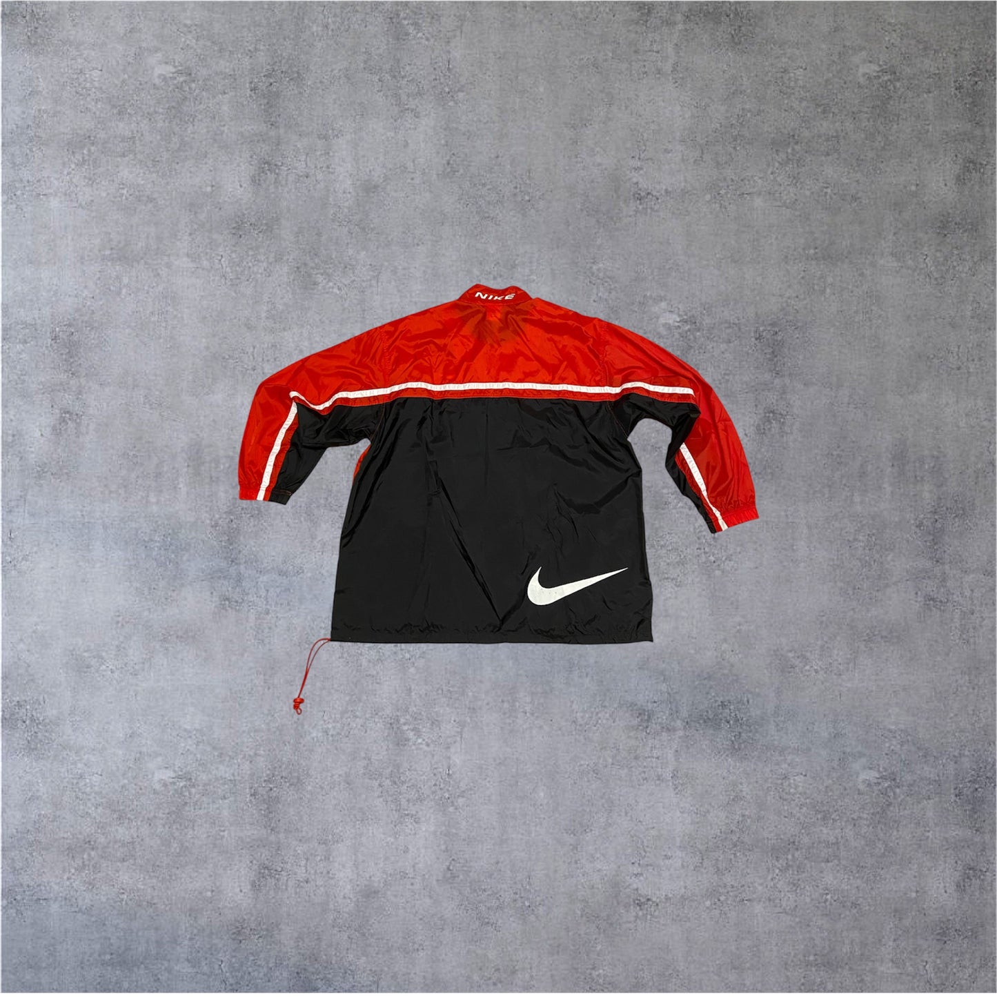 VINTAGE Nike x PUR 90s Tour Edition Windbreaker - Black/Red - Gr. M
