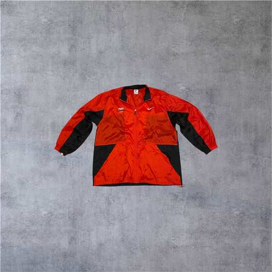 VINTAGE Nike x PUR 90s Tour Edition Windbreaker - Black/Red - Gr. M