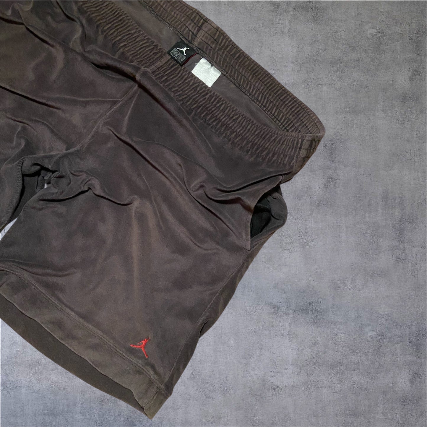 VINTAGE Jordan 90s Shorts - Dark Brown - Gr. L