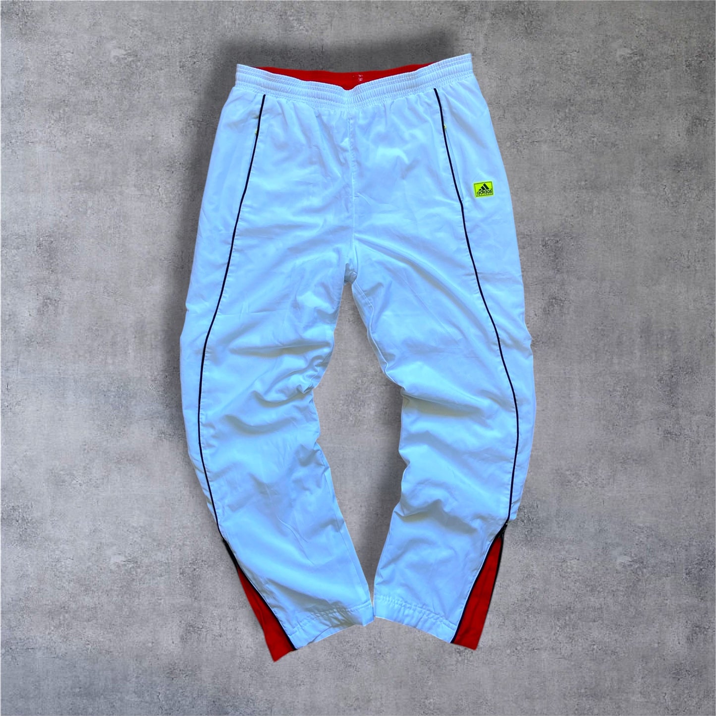 VINTAGE 90s Adidas Equipment (EQT) Tracksuit – Full Set – Weiß/Rot – Damen Gr. S