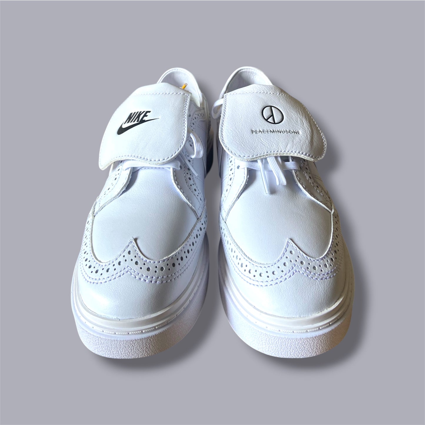 Nike Kwondo 1 x PEACEMINUSONE „Triple White“ – EU 43 / US 9.5