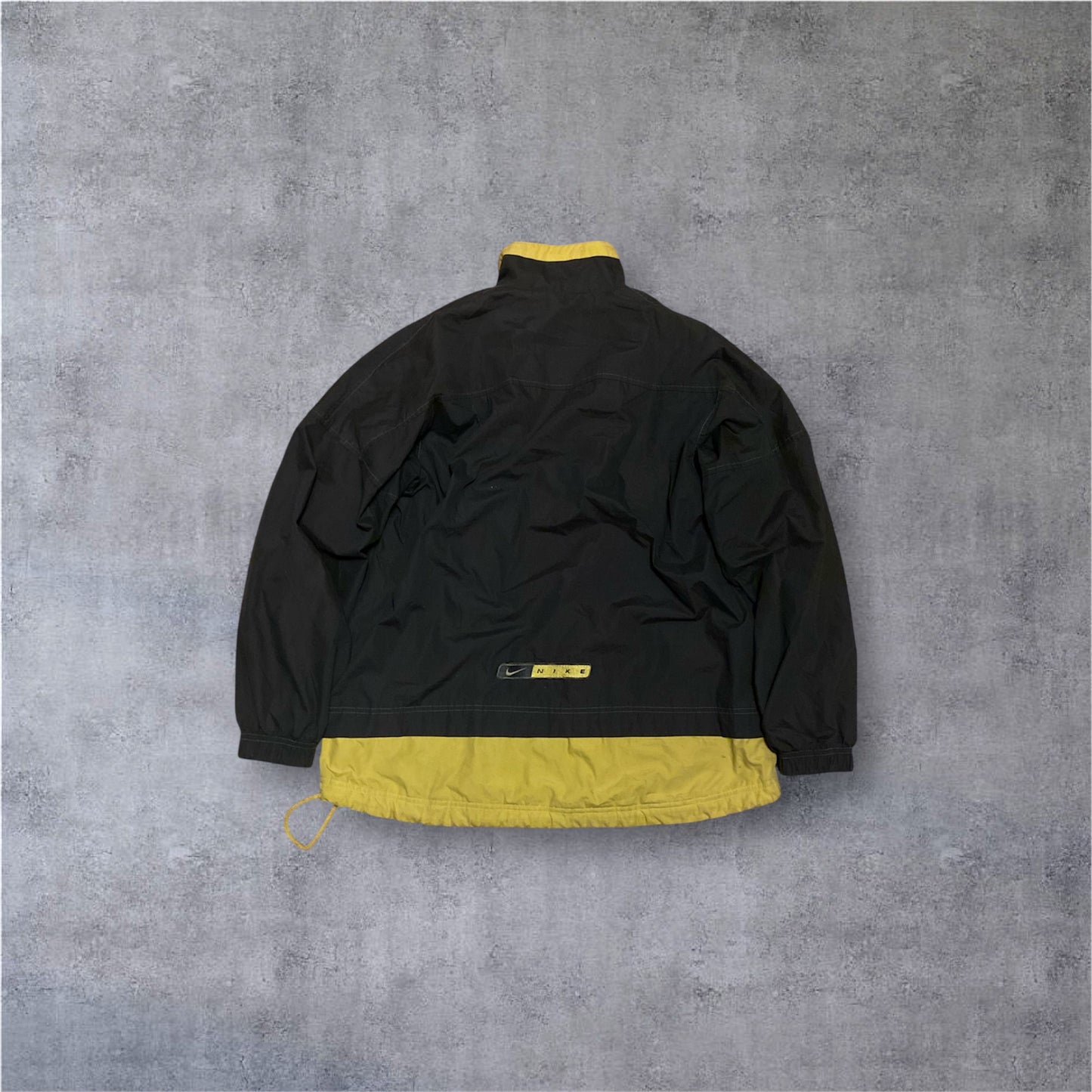 VINTAGE Nike 90s Jacket - Black/Yellow - Gr. M