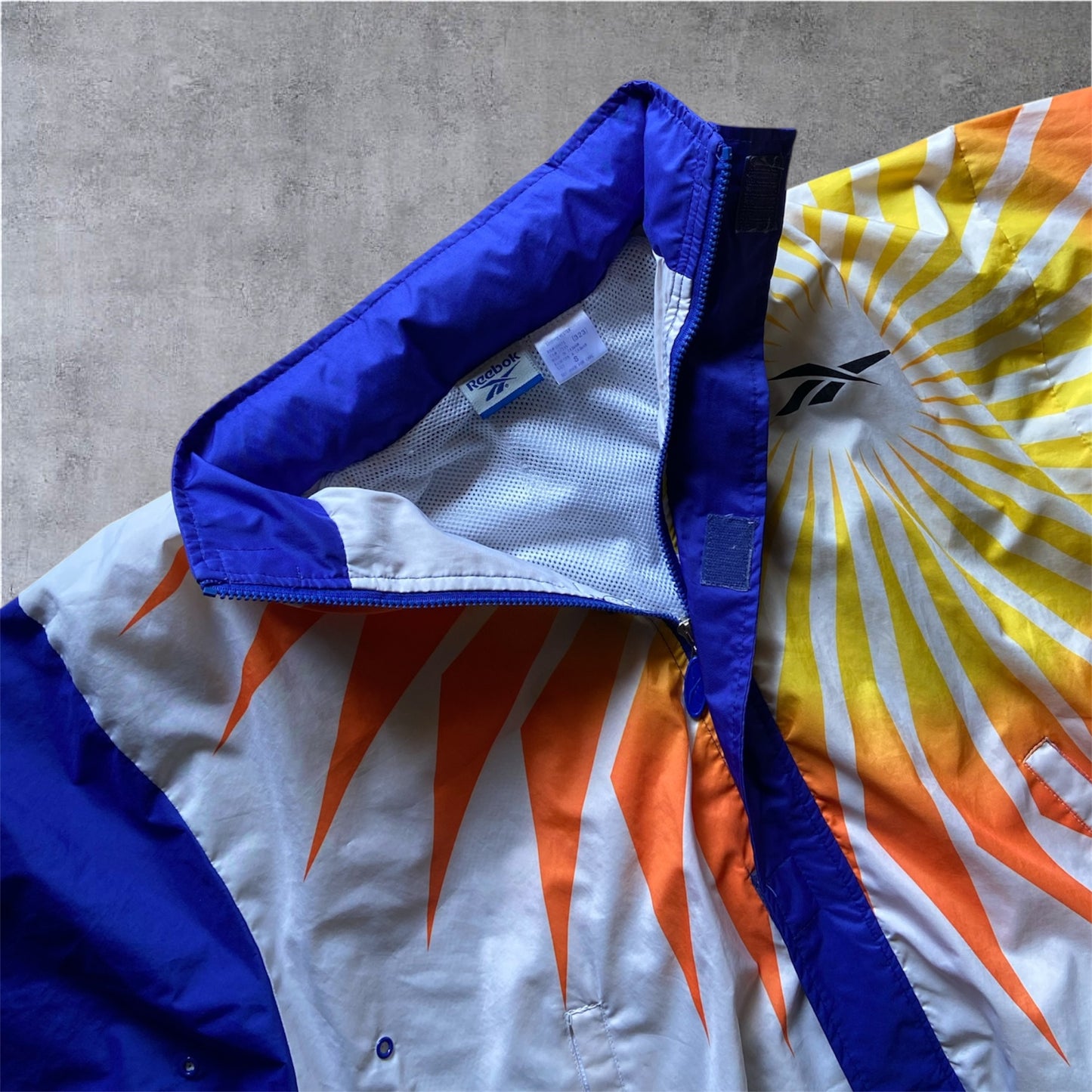VINTAGE Reebok 90s „SUNBURST“ TRACKSUIT – FULL SET - Gr. S