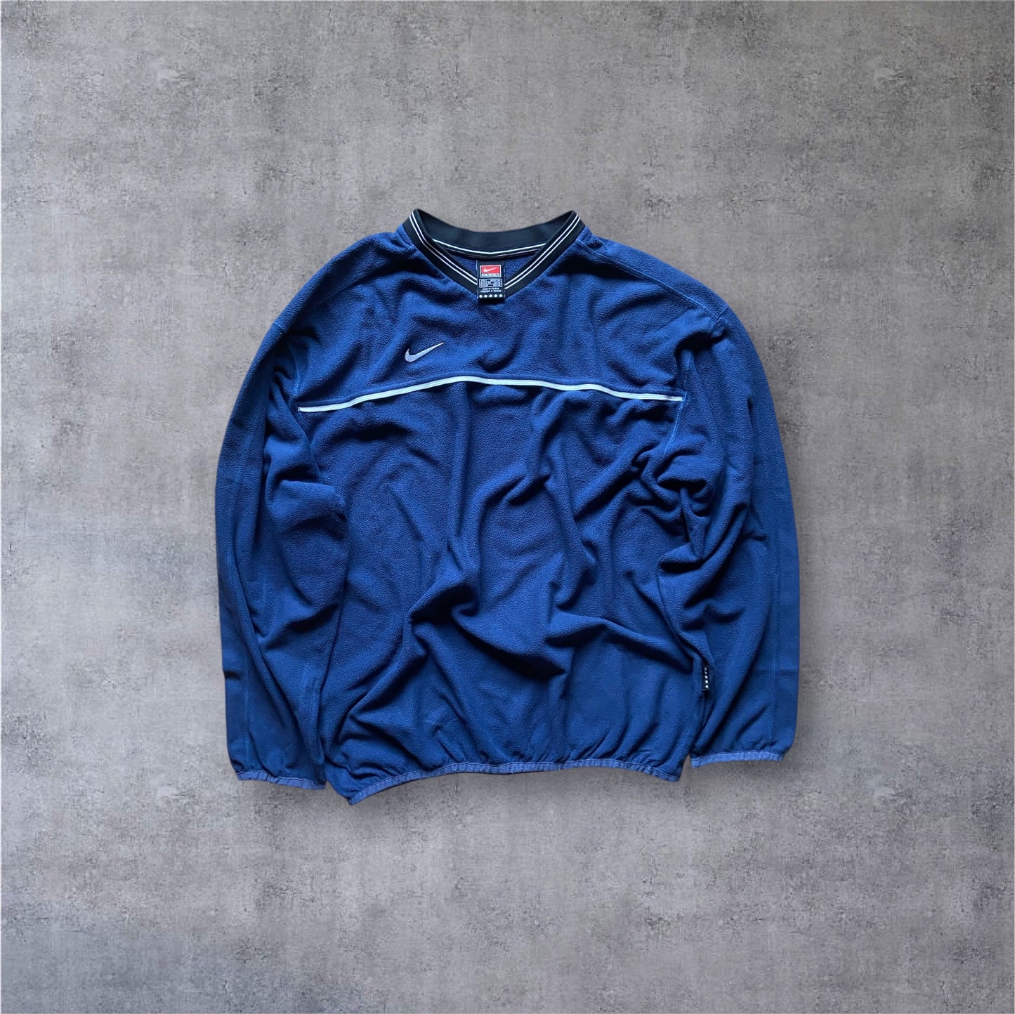VINTAGE Nike 90s Premier Sweater - Navy Blue - Gr. M