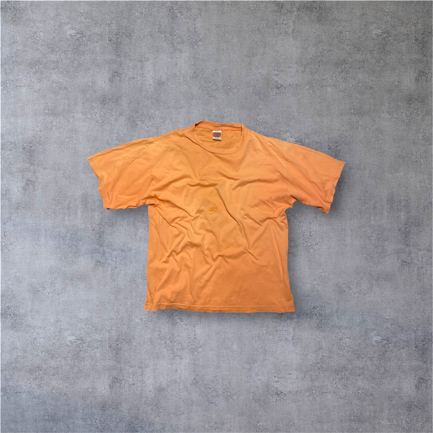 VINTAGE Nike 90s Shirt - Orange - Gr. XL