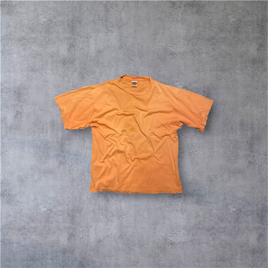 VINTAGE Nike 90s Shirt - Orange - Gr. XL