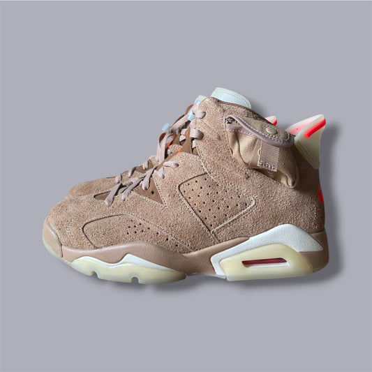 Nike Air Jordan 6 Retro x Travis Scott „British Khaki“ – EU 42 / US 8.5