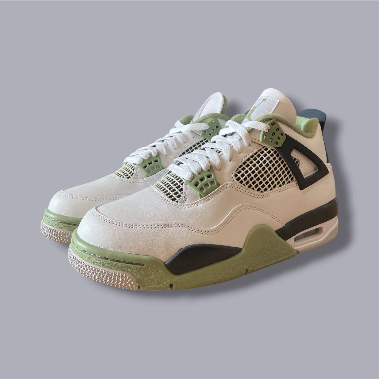 Nike Air Jordan 4 Retro „Seafoam“ (Oil Green) – EU 43 / US 11 (W)
