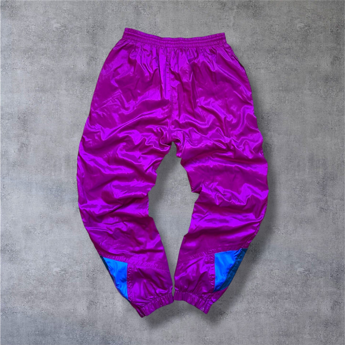VINTAGE 90s Nike Grey Tag Tracksuit - Purple/Teal - Made in Malaysia - Gr. M