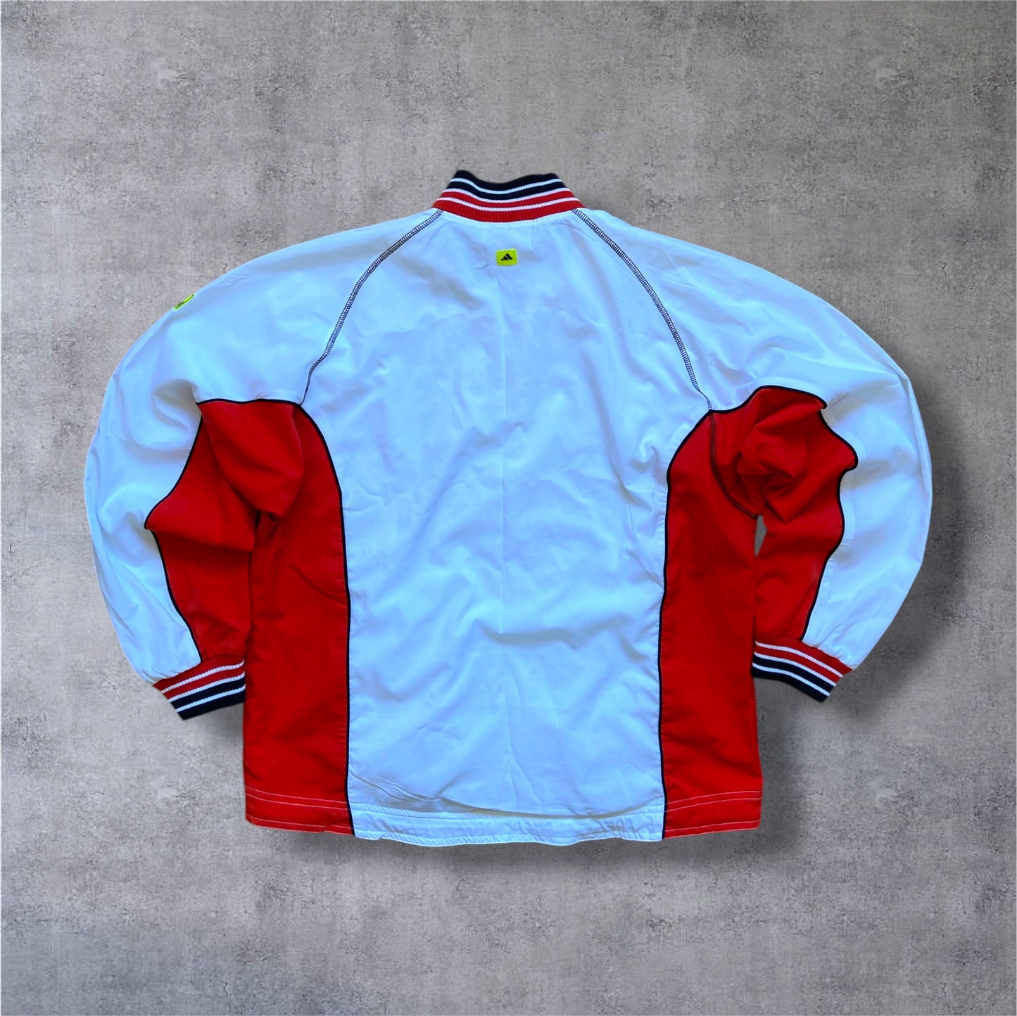 VINTAGE 90s Adidas Equipment (EQT) Tracksuit – Full Set – Weiß/Rot – Damen Gr. S