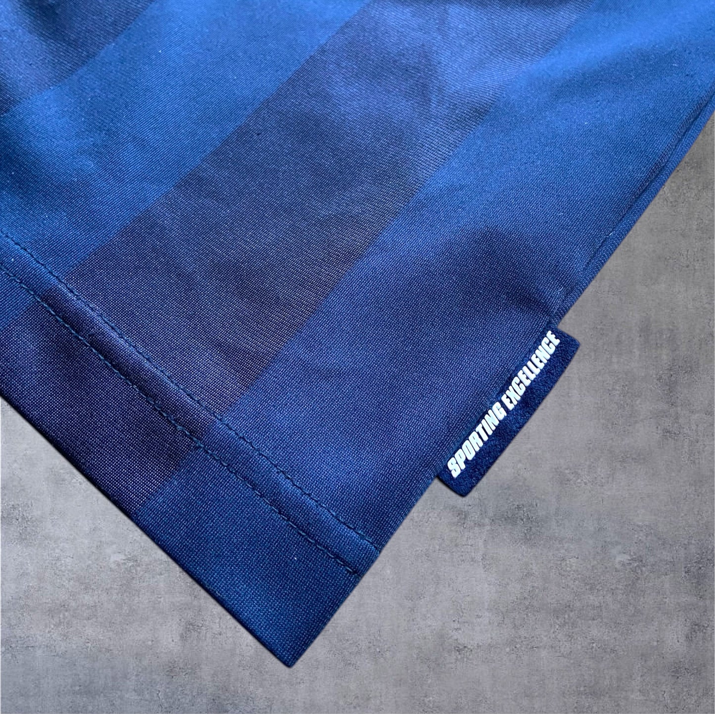 VINTAGE 90s Nike Teamwear Trikot – #7 – Navy Blue / Light Blue – Kindergröße L