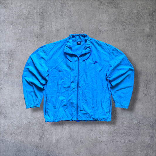VINTAGE 90s Nike Windbreaker – Blue Tag – Made in Portugal – Hellblau – Gr. XL