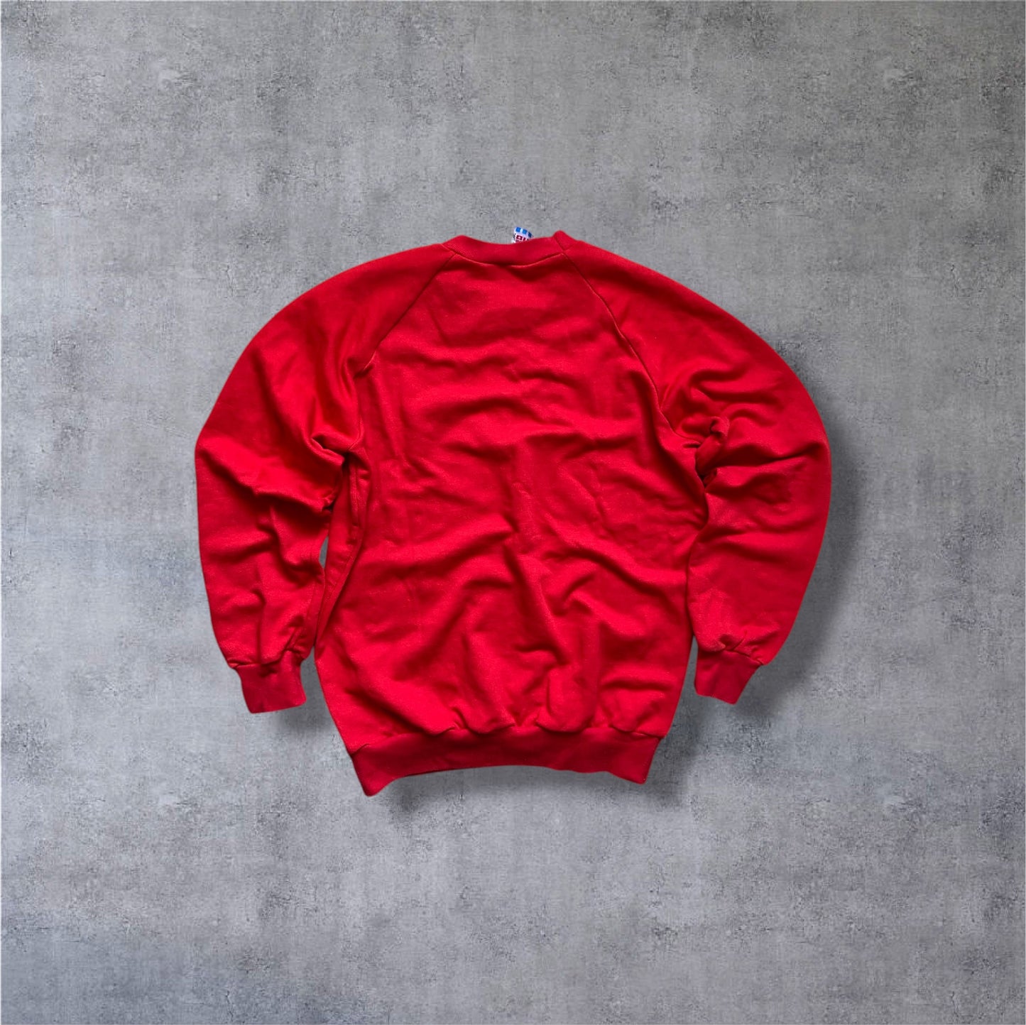 VINTAGE Adidas 80s Crewneck – Made in West Germany – Signalrot – Gr. S