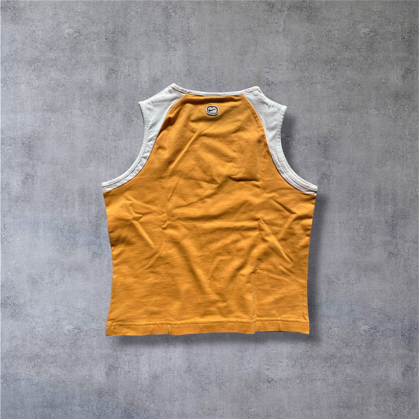 VINTAGE Nike 2000s Kids Top – Silver Tag – Gr. S (153) – Orange/Weiß –  Kids Sportswear