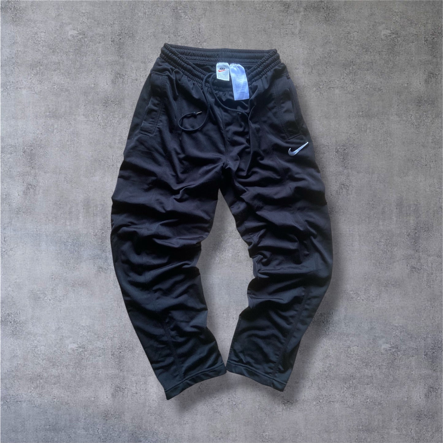 VINTAGE 90s Nike White Tag Tracksuit – Monochrome Grey Scale – Backprint – Gr. S