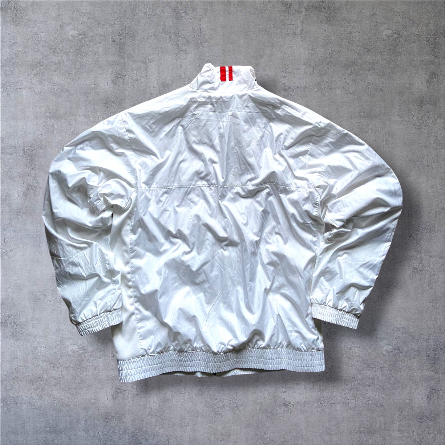 VINTAGE Nike 2000s Silver Tag Tracksuit – White/Navy – Gr. M