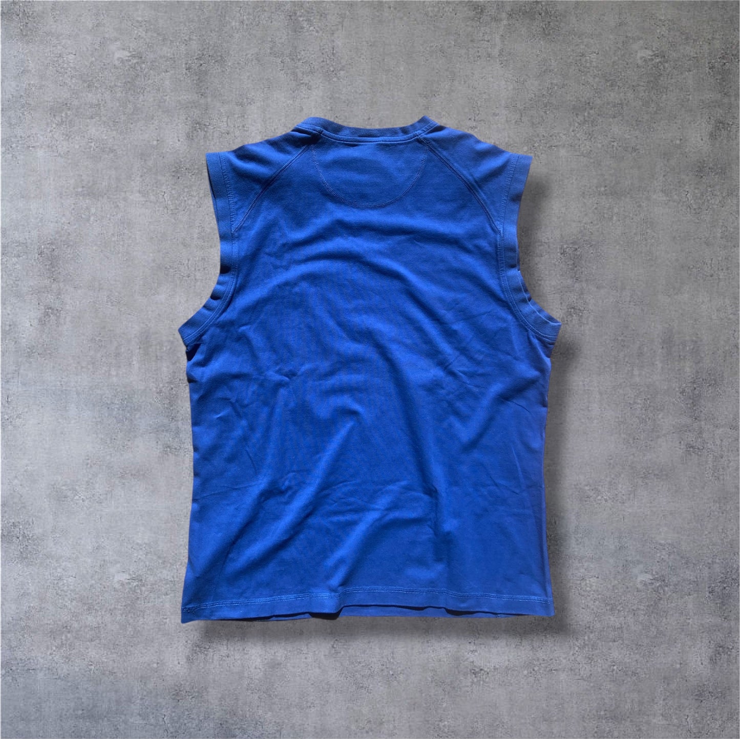 VINTAGE Nike 2000s Silver Tag Tank Top – Dunkelblau – Gr. L