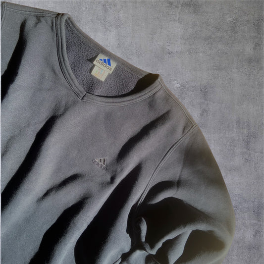 VINTAGE Adidas 2000s Crewneck Sweater – Black – Y2K – Gr. M