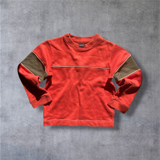 Nike Athletic Crewneck – Red / Brown Accents – Silver Tag – Damen Gr. M