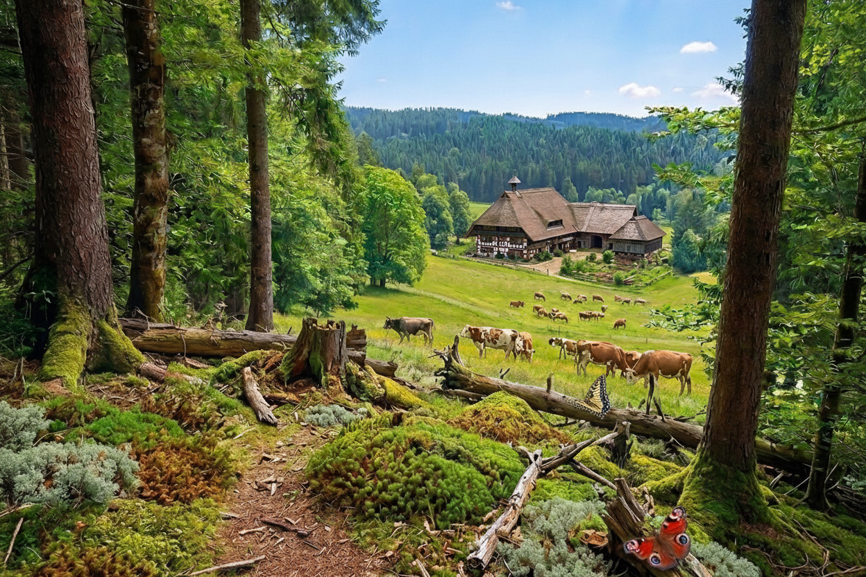 Schwarzwald Schwarzwaldhof scharf